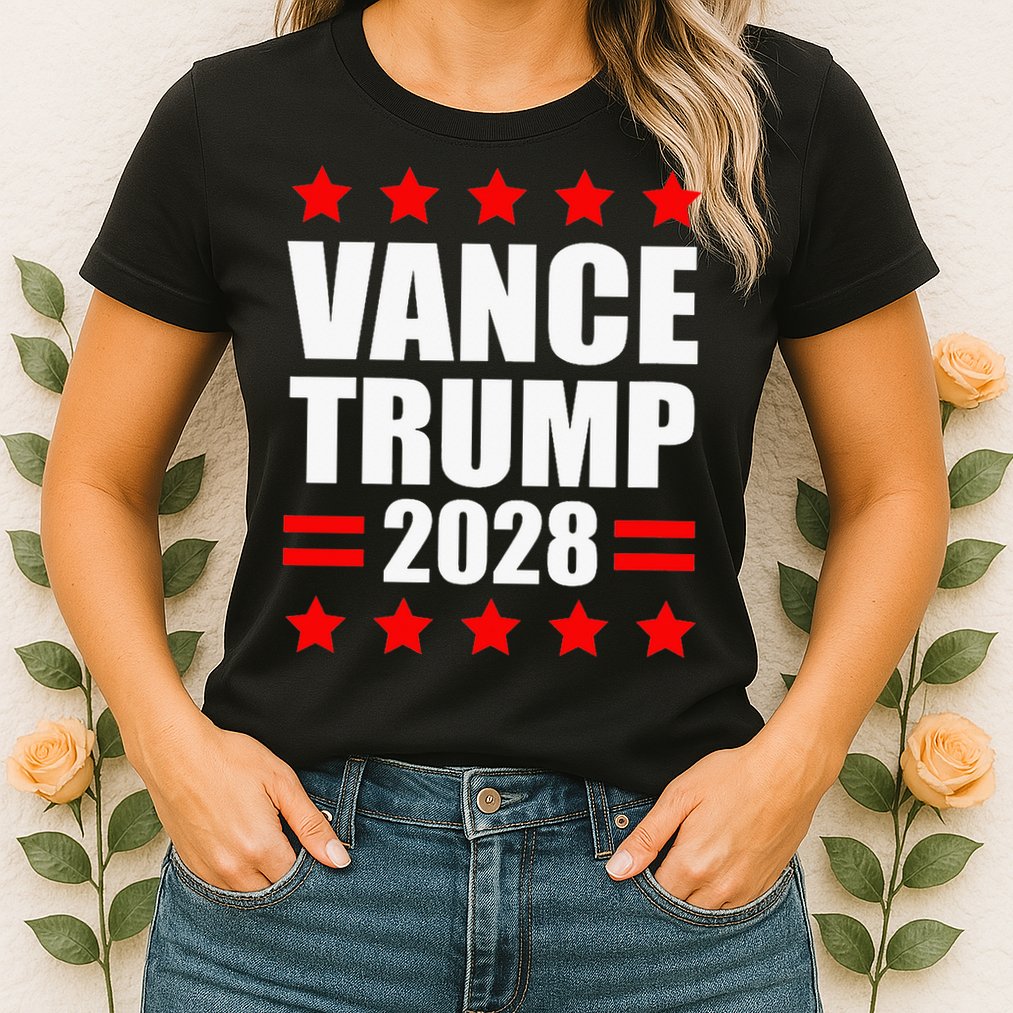Vance Trump Presidential Election 2028 Political Womens T-Shirt