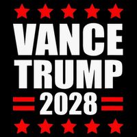 Vance Trump Presidential Election 2028 Political Womens T-Shirt