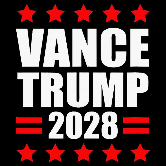 Vance Trump Presidential Election 2028 Political Womens T-Shirt