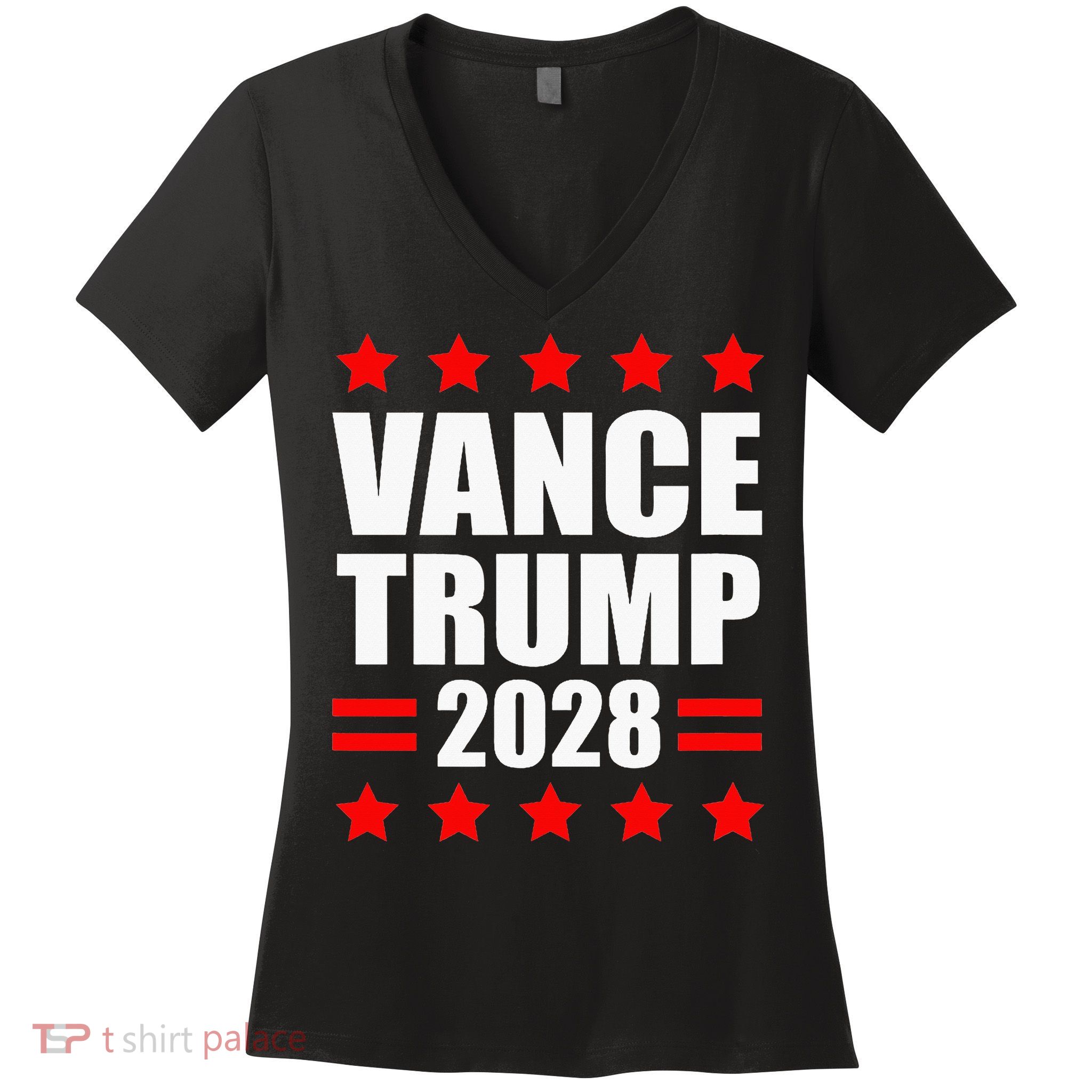 Vance Trump Presidential Election 2028 Political Women's V-Neck T-Shirt