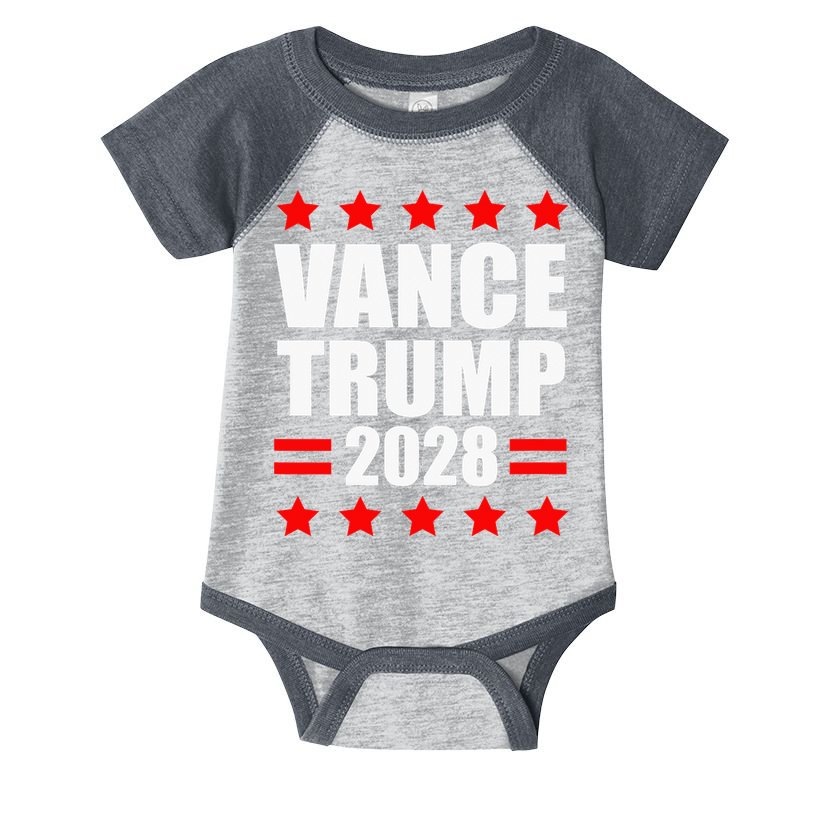 Vance Trump Presidential Election 2028 Political Infant Baby Jersey Bodysuit