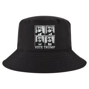 Vote Trump Photobooth Badass Trump In Sunglasses Cool Comfort Performance Bucket Hat