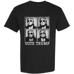 Vote Trump Photobooth Badass Trump In Sunglasses Garment-Dyed Heavyweight T-Shirt