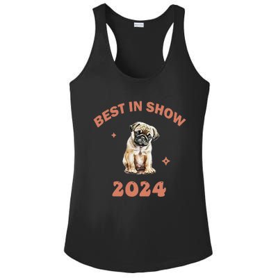 Vito The Pug Best In Show 2024 Ladies PosiCharge Competitor Racerback Tank