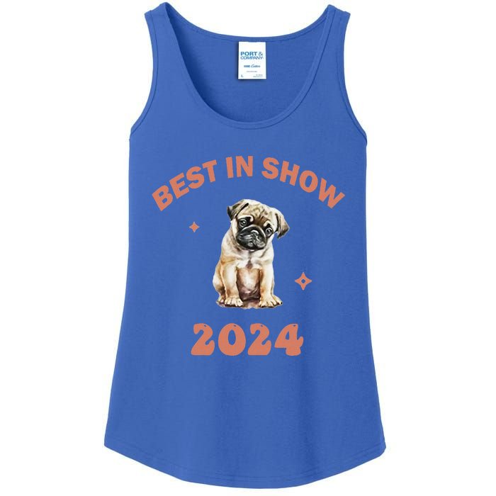 Vito The Pug Best In Show 2024 Ladies Essential Tank