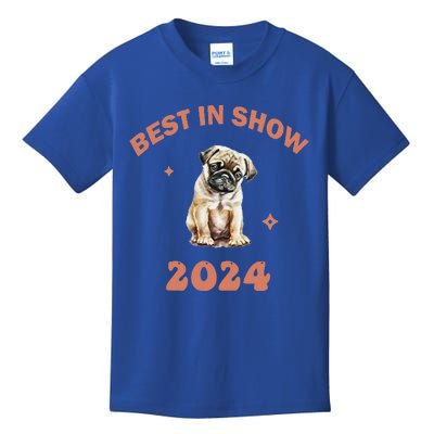 Vito The Pug Best In Show 2024 Kids T-Shirt