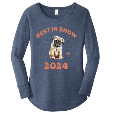 Vito The Pug Best In Show 2024 Women's Perfect Tri Tunic Long Sleeve Shirt