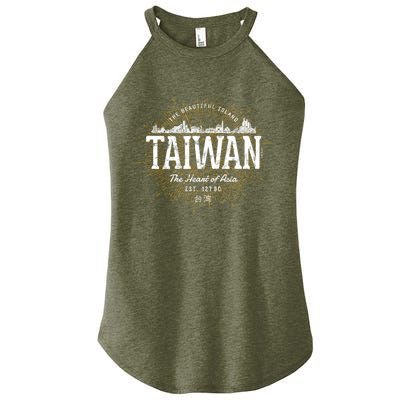 Vintage Taiwan Retro Gift Women’s Perfect Tri Rocker Tank