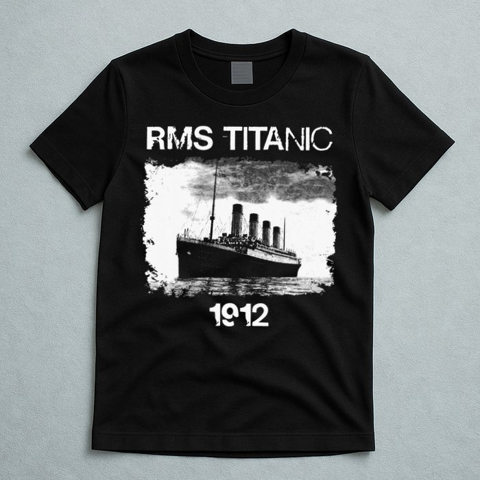 Vintage Titanic Remembrance Day RMS 1912 The Ship of Dreams T-Shirt