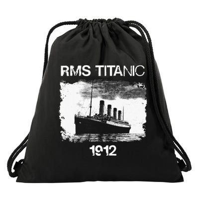 Vintage Titanic Remembrance Day RMS 1912 The Ship of Dreams Drawstring Bag