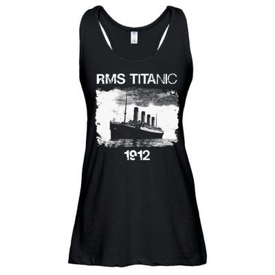 Vintage Titanic Remembrance Day RMS 1912 The Ship of Dreams Ladies Essential Flowy Tank