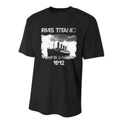 Vintage Titanic Remembrance Day RMS 1912 The Ship of Dreams Youth Performance Sprint T-Shirt