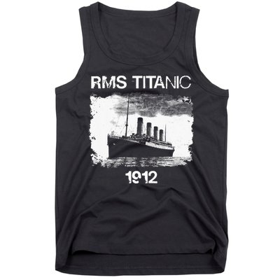 Vintage Titanic Remembrance Day RMS 1912 The Ship of Dreams Tank Top
