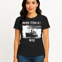 Vintage Titanic Remembrance Day RMS 1912 The Ship of Dreams Womens T-Shirt