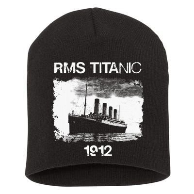 Vintage Titanic Remembrance Day RMS 1912 The Ship of Dreams Short Acrylic Beanie