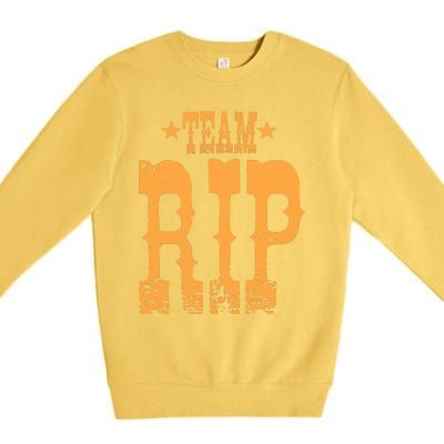 Vintage Team RIP Premium Crewneck Sweatshirt