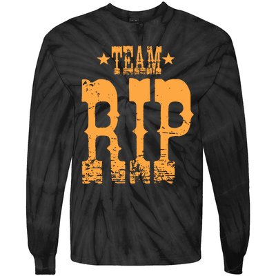 Vintage Team RIP Tie-Dye Long Sleeve Shirt