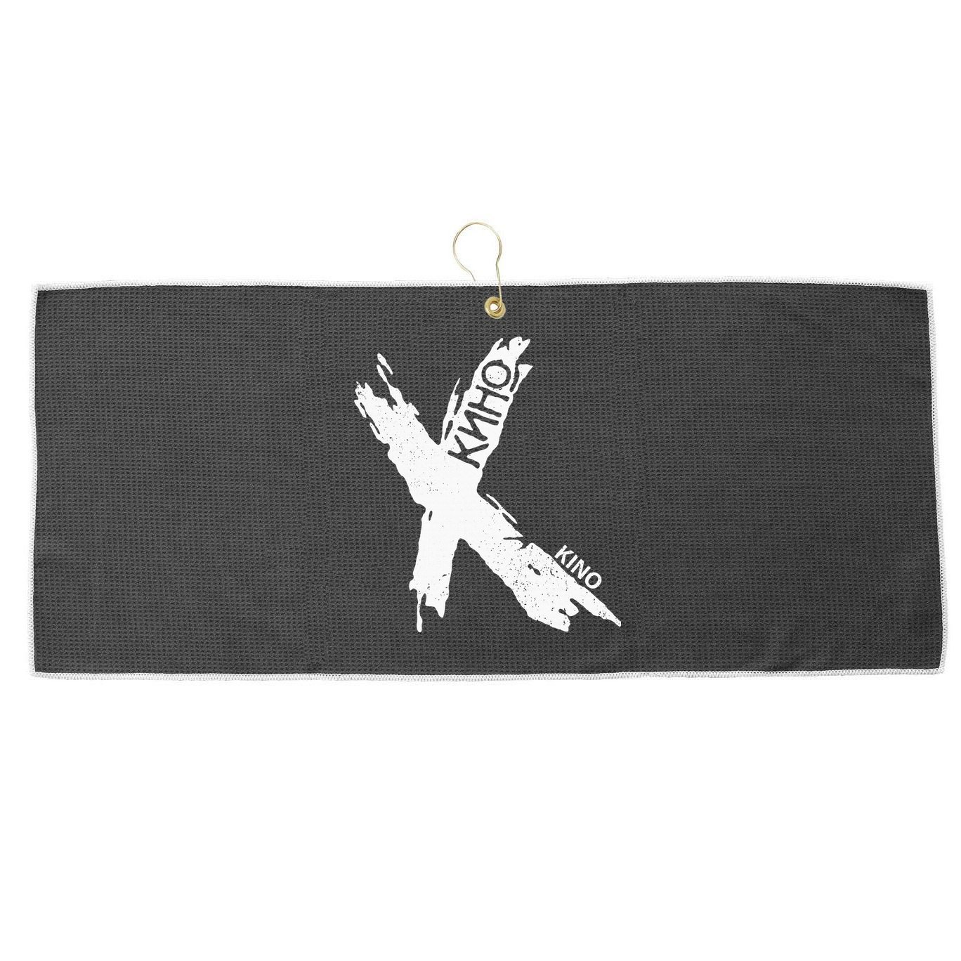 Viktor Tsoi Rock Musician Russia Cinema Ussr Large Microfiber Waffle Golf Towel