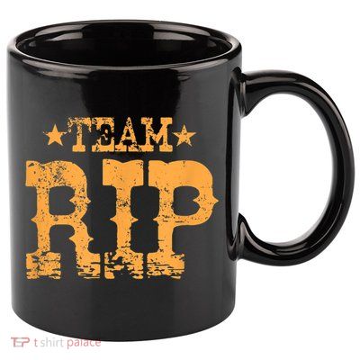 Vintage Team RIP 11oz C Handle Ceramic Mug