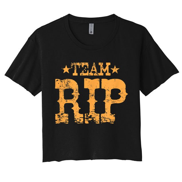 Vintage Team RIP Crop Top