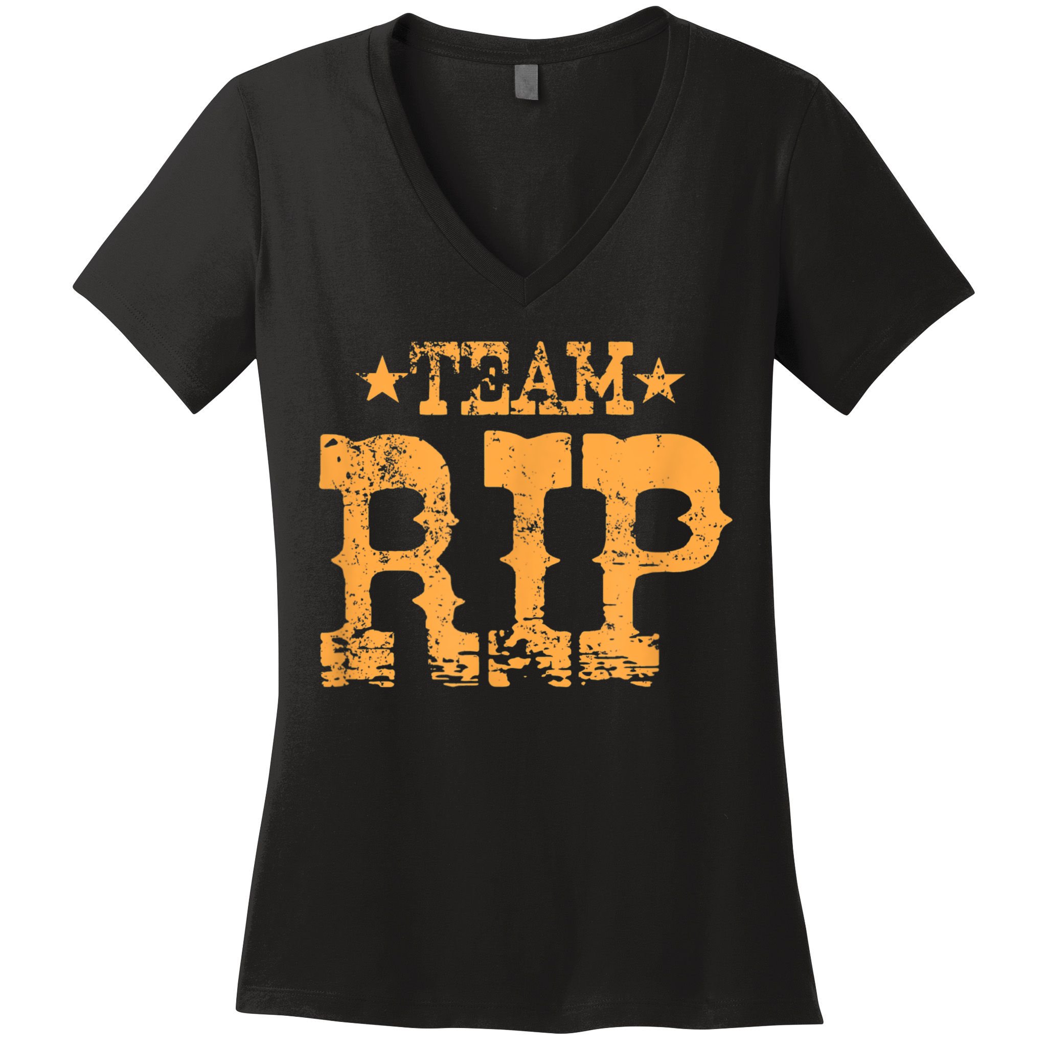 Vintage Team RIP Women's V-Neck T-Shirt