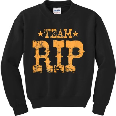 Vintage Team RIP Kids Sweatshirt