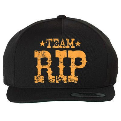 Vintage Team RIP Wool Snapback Cap