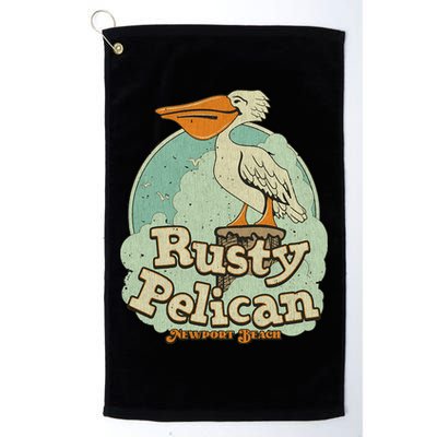 Vintage The Rusty Pelican 1972 Newport Beach Golf Towel