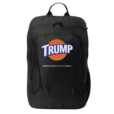 Vote Trump Removes Nasty Orange Stains Funny City Backpack