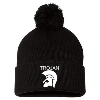 Vintage Trojan Records Pom Pom 12in Knit Beanie