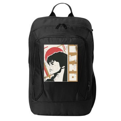 Viktor Tsoi Rock Musician Russia Cinema USSR City Backpack