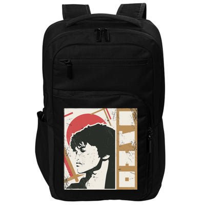 Viktor Tsoi Rock Musician Russia Cinema USSR Impact Tech Backpack