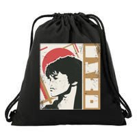 Viktor Tsoi Rock Musician Russia Cinema USSR Drawstring Bag