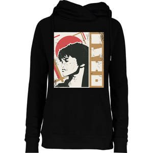 Viktor Tsoi Rock Musician Russia Cinema USSR Womens Funnel Neck Pullover Hood