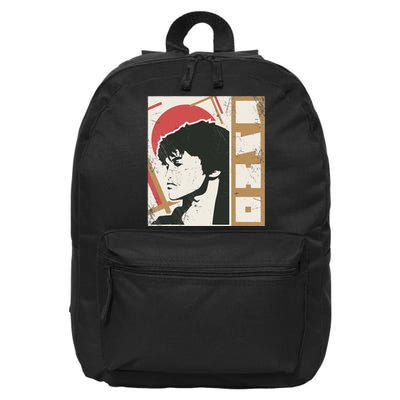 Viktor Tsoi Rock Musician Russia Cinema USSR 16 in Basic Backpack