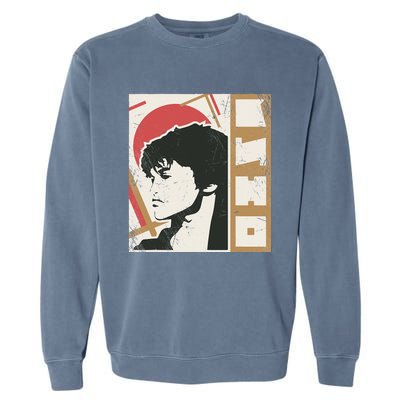 Viktor Tsoi Rock Musician Russia Cinema USSR Garment-Dyed Sweatshirt