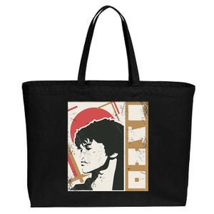 Viktor Tsoi Rock Musician Russia Cinema USSR Cotton Canvas Jumbo Tote