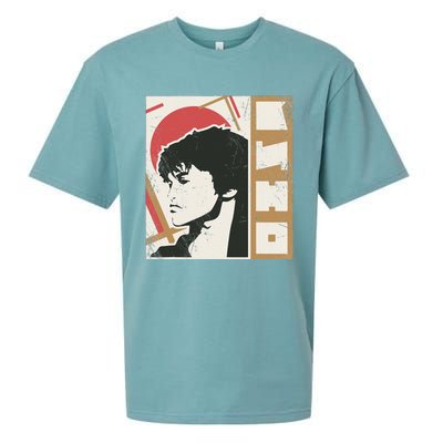 Viktor Tsoi Rock Musician Russia Cinema USSR Sueded Cloud Jersey T-Shirt