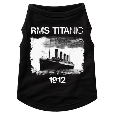 Vintage Titanic Remembrance Day RMS 1912, The Ship of Dreams Doggie Tank
