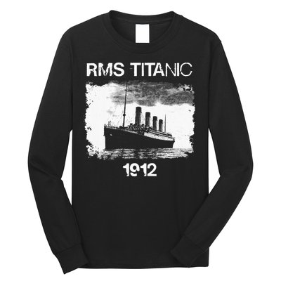 Vintage Titanic Remembrance Day RMS 1912, The Ship of Dreams Long Sleeve Shirt