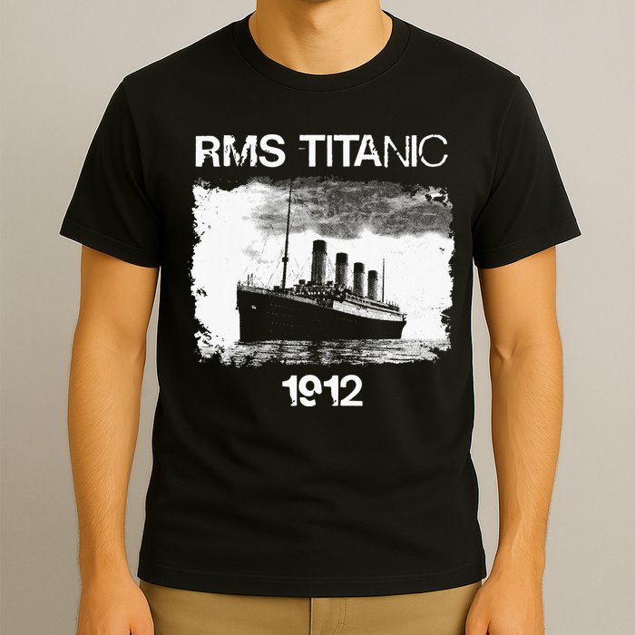 Vintage Titanic Remembrance Day RMS 1912, The Ship of Dreams T-Shirt