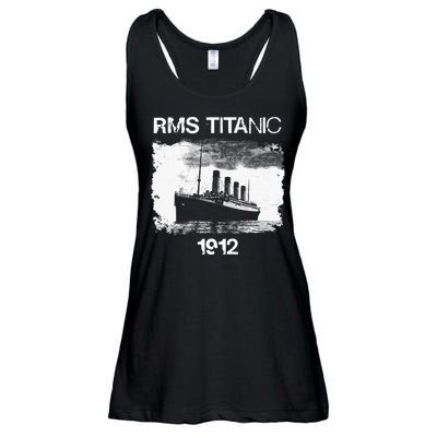 Vintage Titanic Remembrance Day RMS 1912, The Ship of Dreams Ladies Essential Flowy Tank