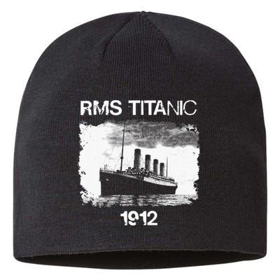 Vintage Titanic Remembrance Day RMS 1912, The Ship of Dreams Sustainable Beanie