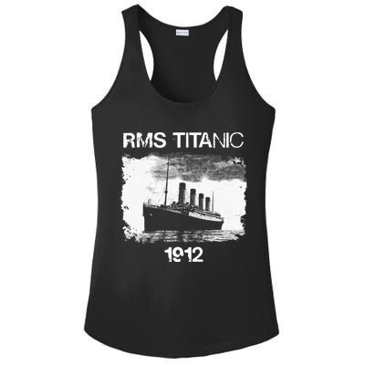 Vintage Titanic Remembrance Day RMS 1912, The Ship of Dreams Ladies PosiCharge Competitor Racerback Tank