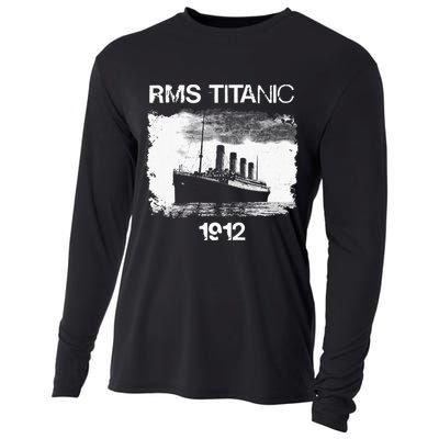 Vintage Titanic Remembrance Day RMS 1912, The Ship of Dreams Cooling Performance Long Sleeve Crew