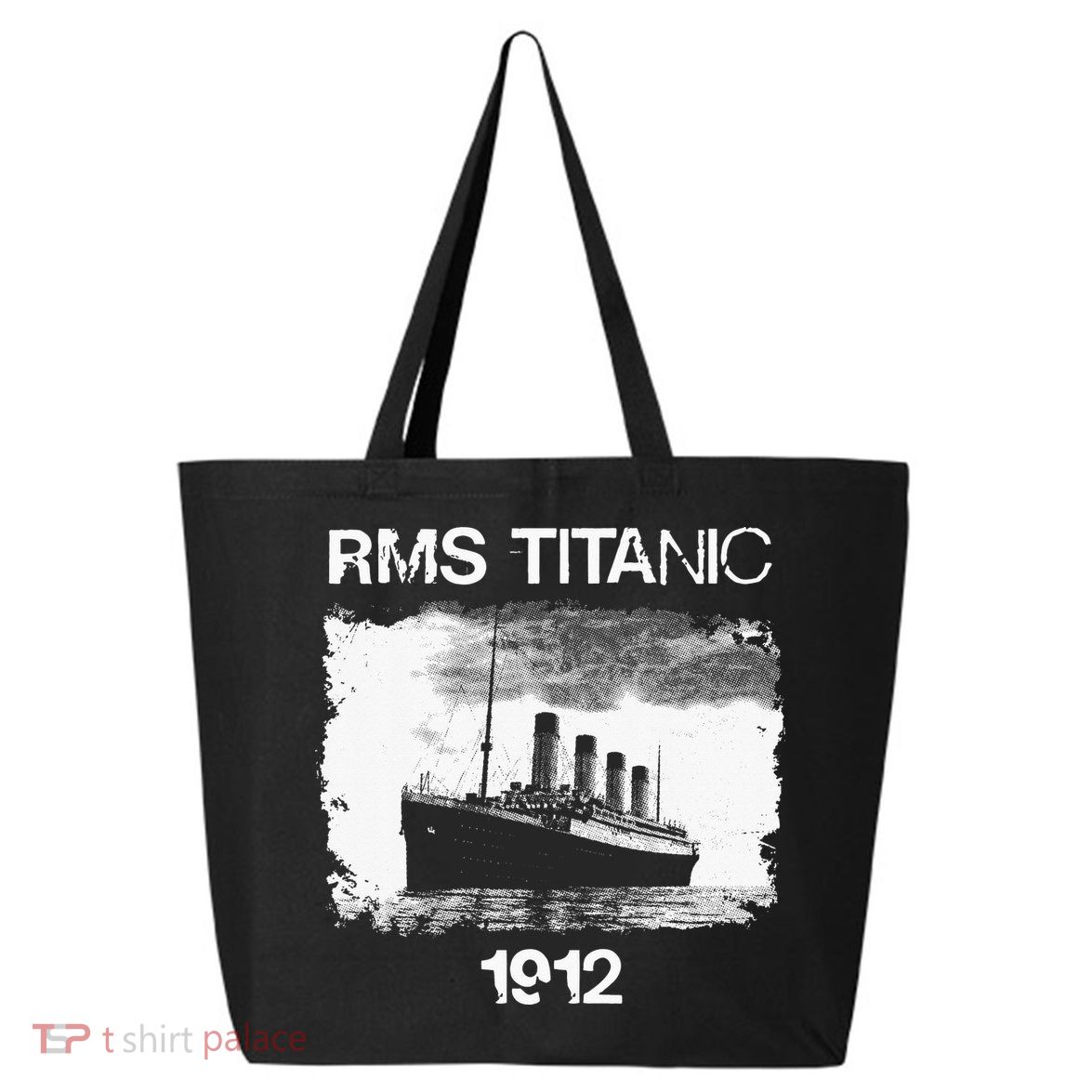 Vintage Titanic Remembrance Day RMS 1912, The Ship of Dreams 25L Jumbo Tote