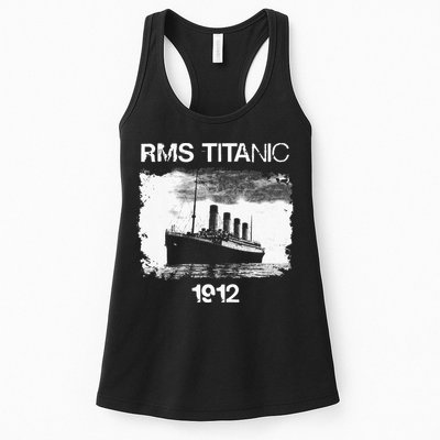 Vintage Titanic Remembrance Day RMS 1912, The Ship of Dreams Womens Tank Top