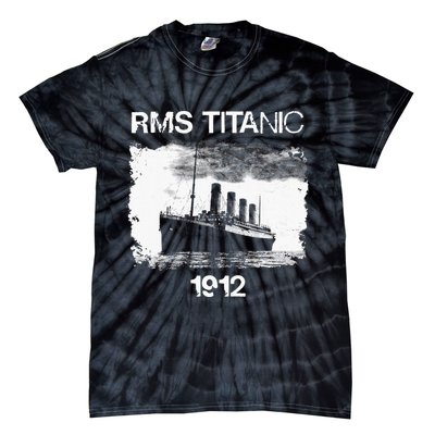 Vintage Titanic Remembrance Day RMS 1912, The Ship of Dreams Tie-Dye T-Shirt
