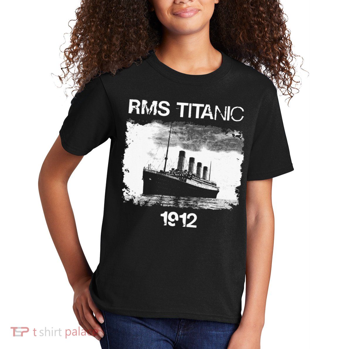 Vintage Titanic Remembrance Day RMS 1912, The Ship of Dreams Kids T-Shirt