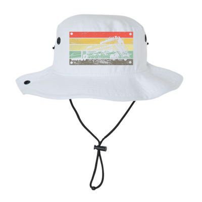 Vintage Train Railroad Retro Gift Railroad Engineer Gift Meaningful Gift Legacy Cool Fit Booney Bucket Hat